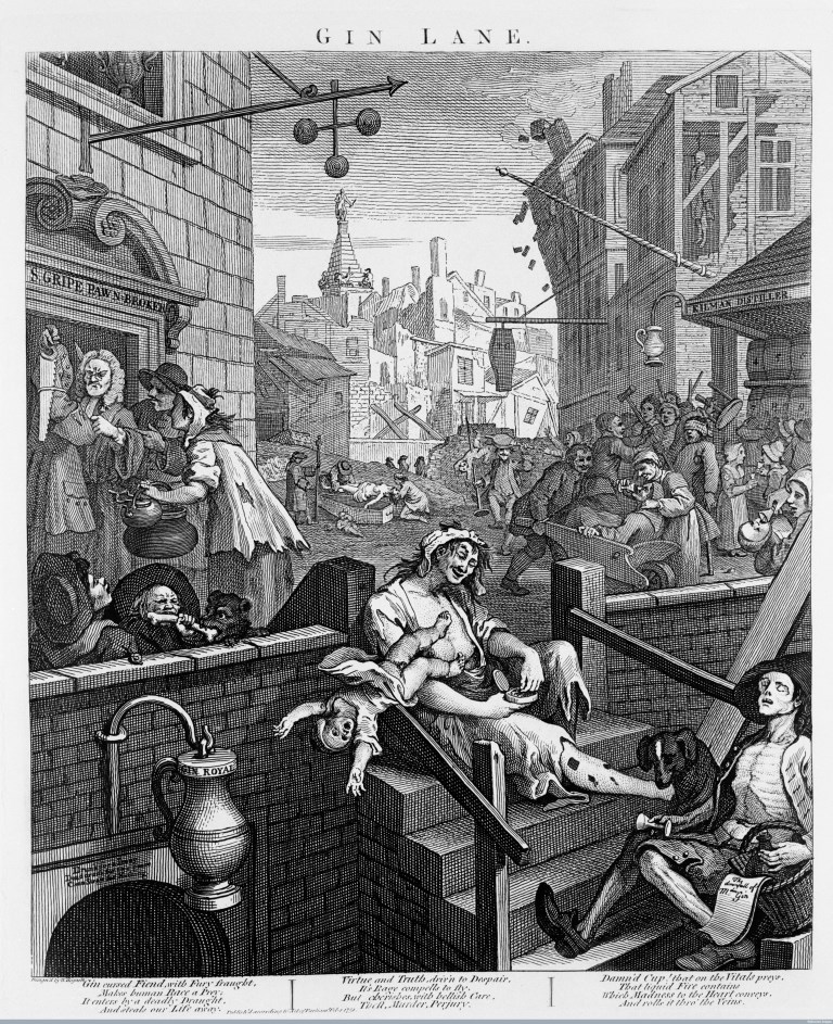 William Hogarth, Gin Lane