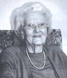 Dr Betty Cowan, OBE, FRCP Edin