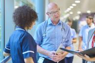 Senior nurse and two consultants