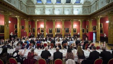 Dinner in grand hall