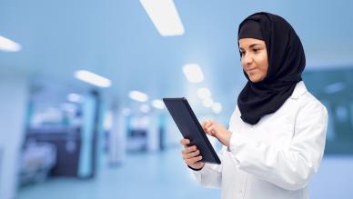 Doctor in hijab