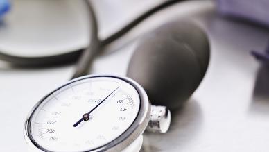 Stock image of blood pressure monitor