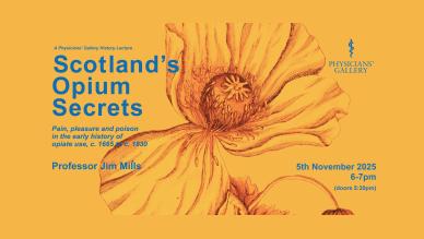 Text reads - Scotland's Opium Secrets 