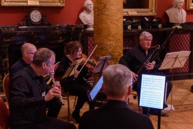 Musicians at the Guest Lunch