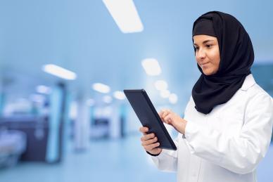 Doctor in hijab