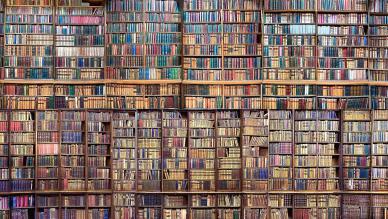New library shelves
