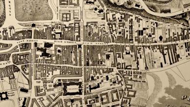 Edinburgh 1820s map