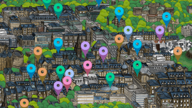 Virtual walking tour