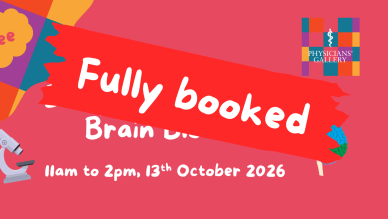 Promotional image, text reads 'Fully booked'