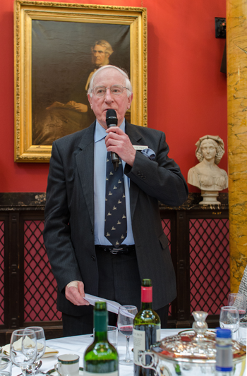 The Club Chairman at the Annual Guest Lunch, 2016.